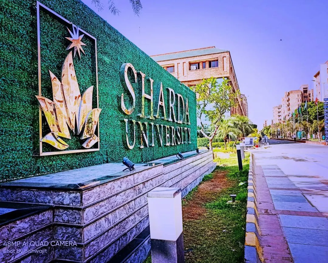 Campus buildings of Sharda University